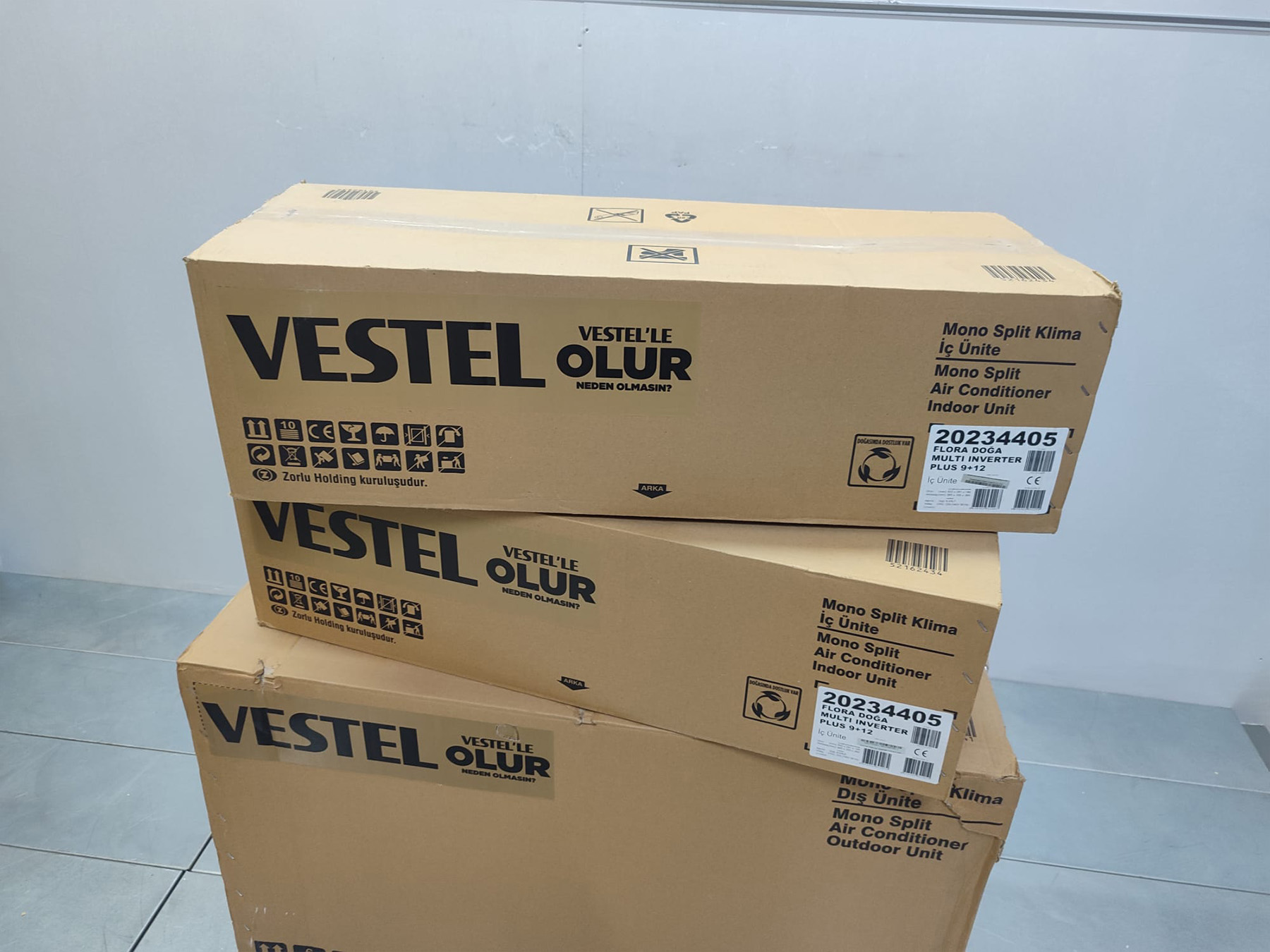 VESTEL FLORA DOĞA MULTI INVERTER PLUS 9+12 İÇ 18 DIŞ ÜNİTE gorsel 2